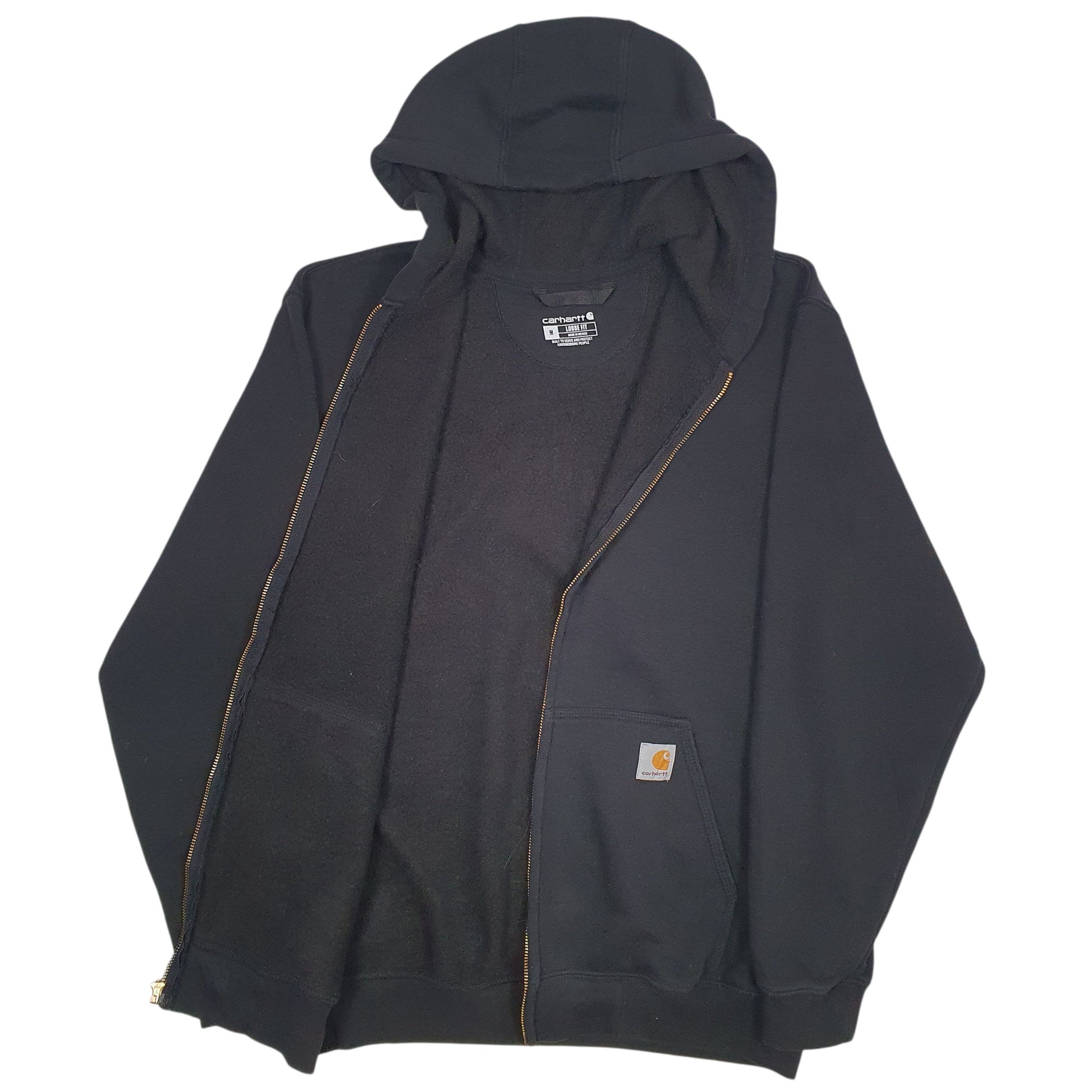 Mens Black Carhartt  Full Zip Jumper