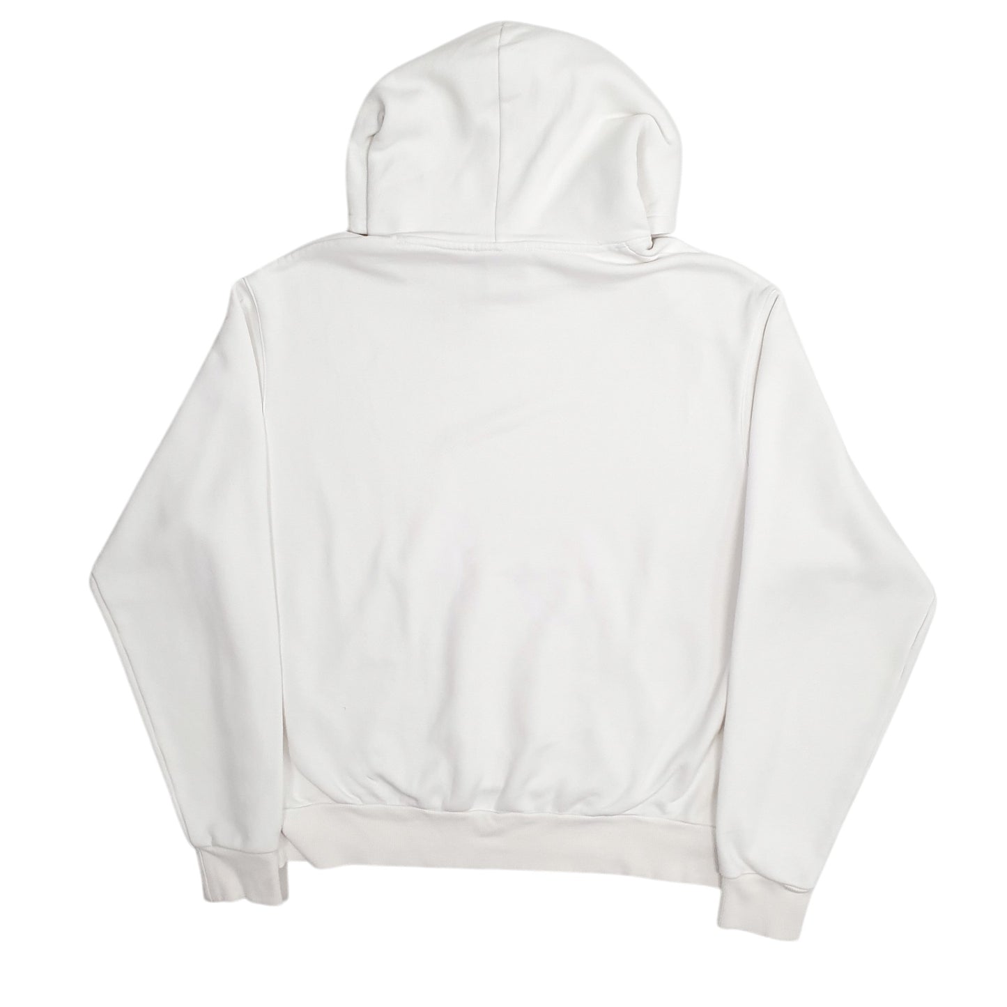 Mens White Adidas Skateboarding Hoodie Jumper