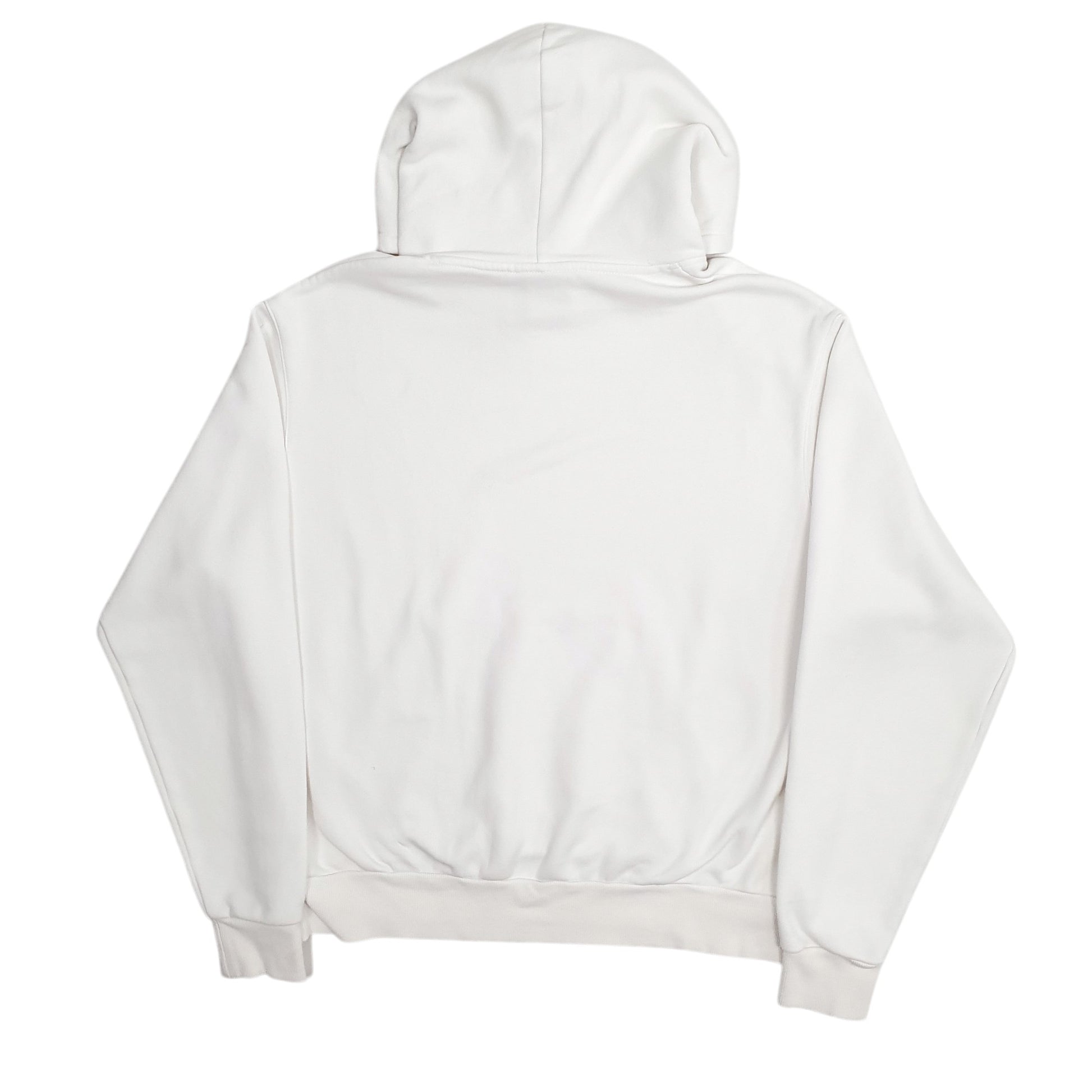 Mens White Adidas Skateboarding Hoodie Jumper