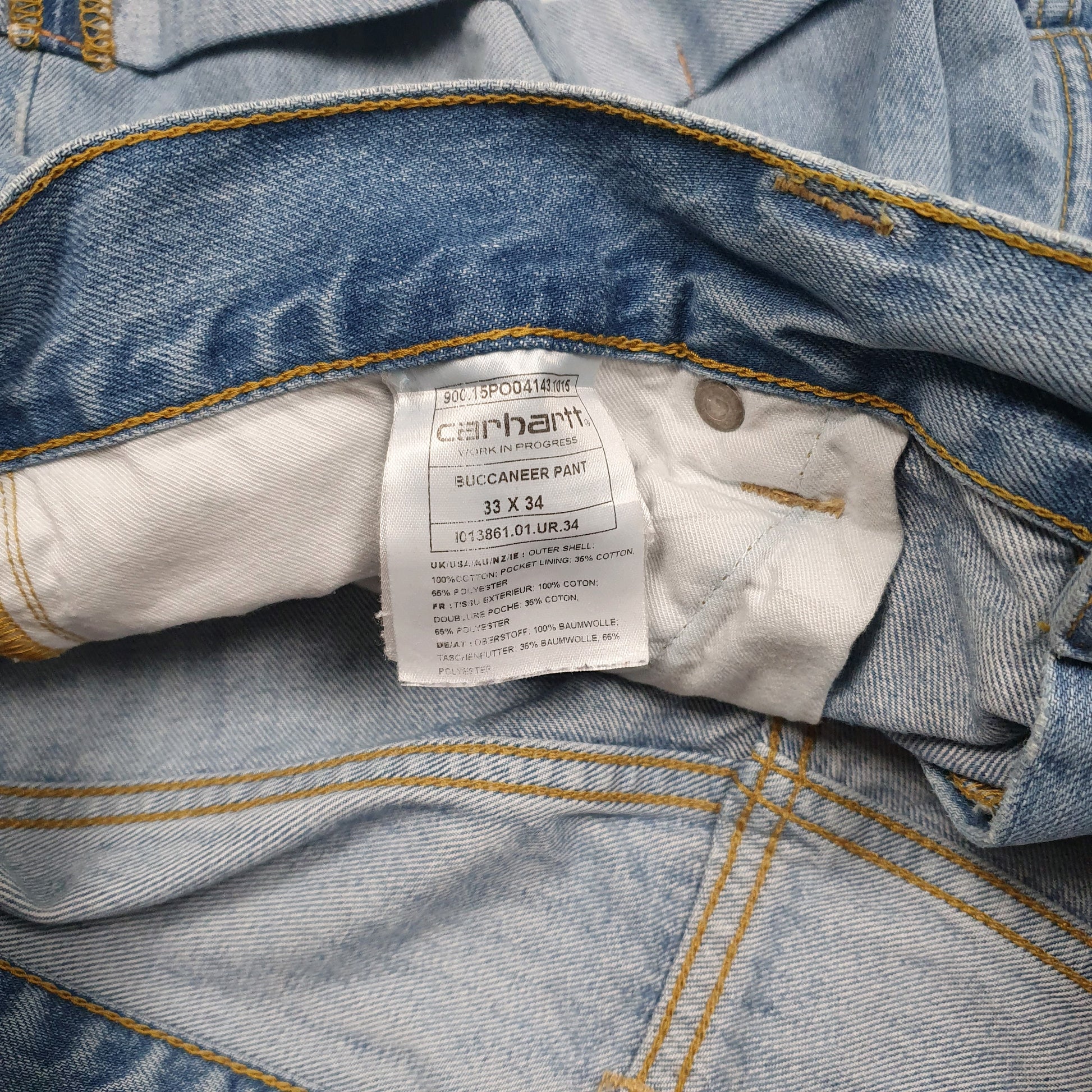 Womens Blue Carhartt   Shorts