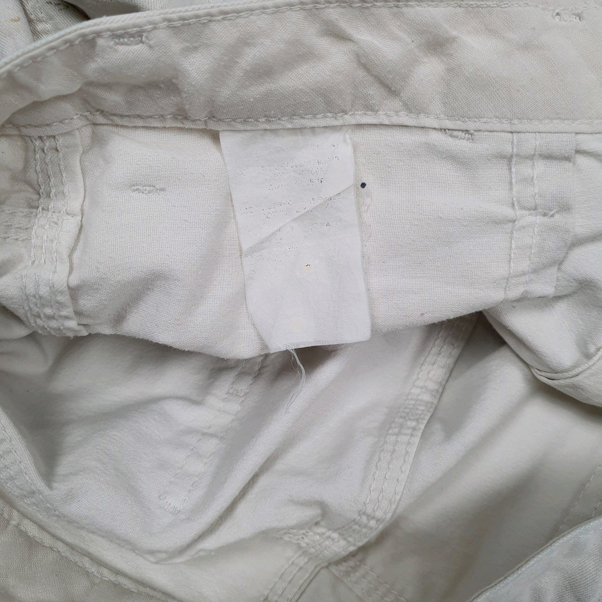 Mens White Dickies Painter  Trousers