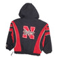 Mens Black Starter Nebraska Huskies  Coat