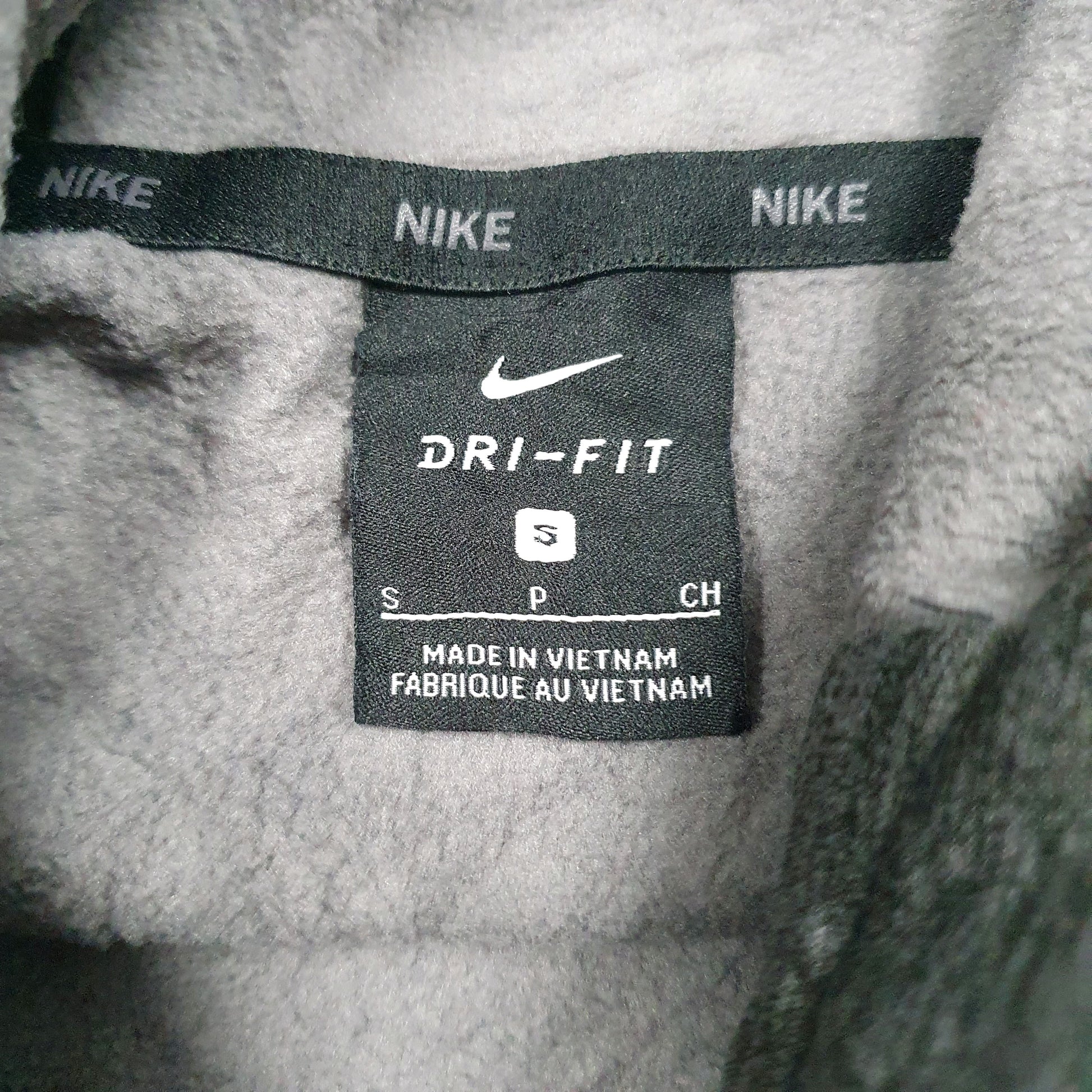 Mens Grey Nike Dri-Fit Hoodie Jumper