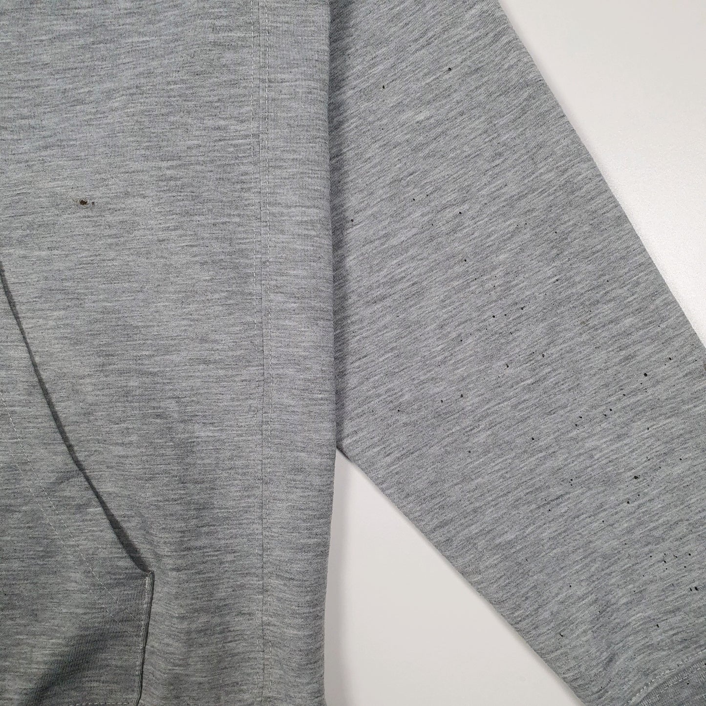 Mens Grey Fila Lightweight Hoodie Jumper