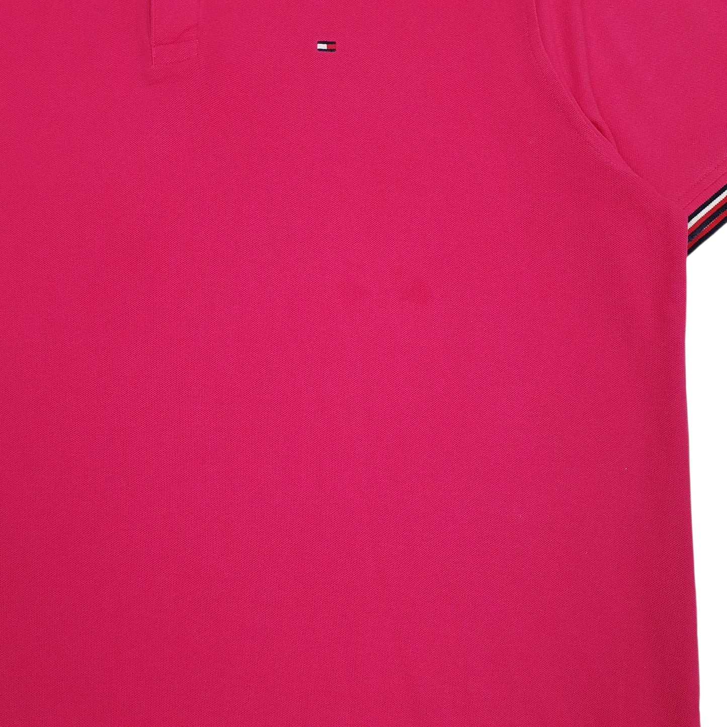 Mens Pink Tommy Hilfiger   Polo Shirt