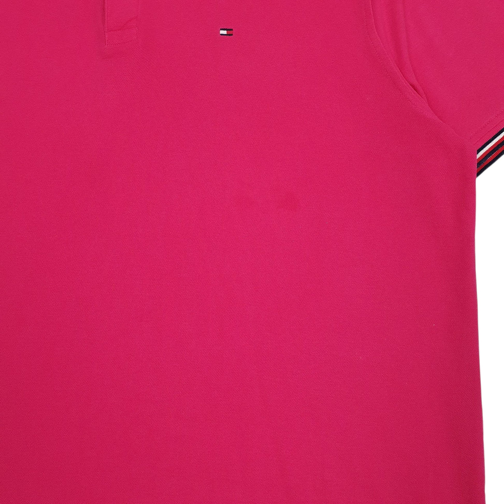 Mens Pink Tommy Hilfiger   Polo Shirt