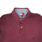 Mens Burgundy Tommy Hilfiger   Polo Shirt