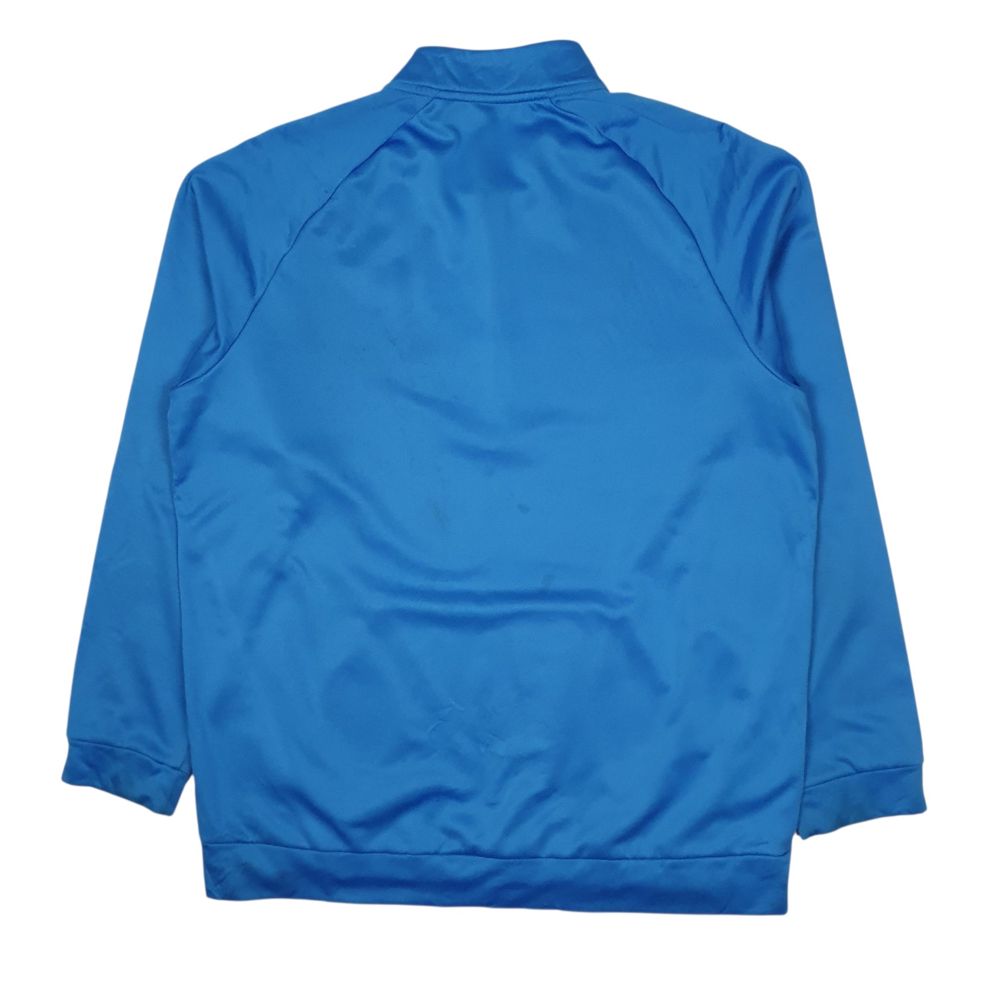 Mens Blue Nike Dri Fit Quarter Zip Jumper