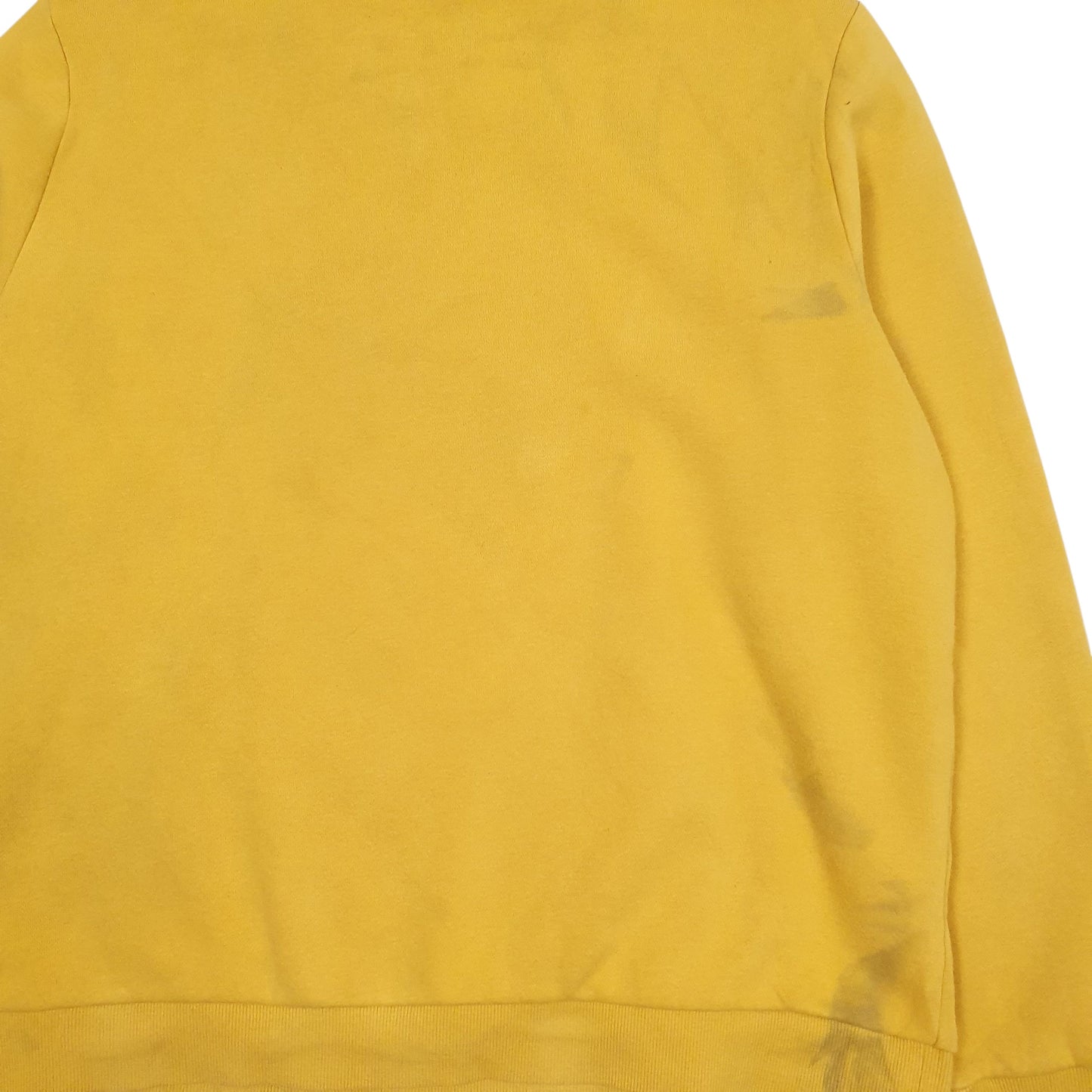 Womens Yellow Tommy Hilfiger Spellout Quarter Zip Jumper