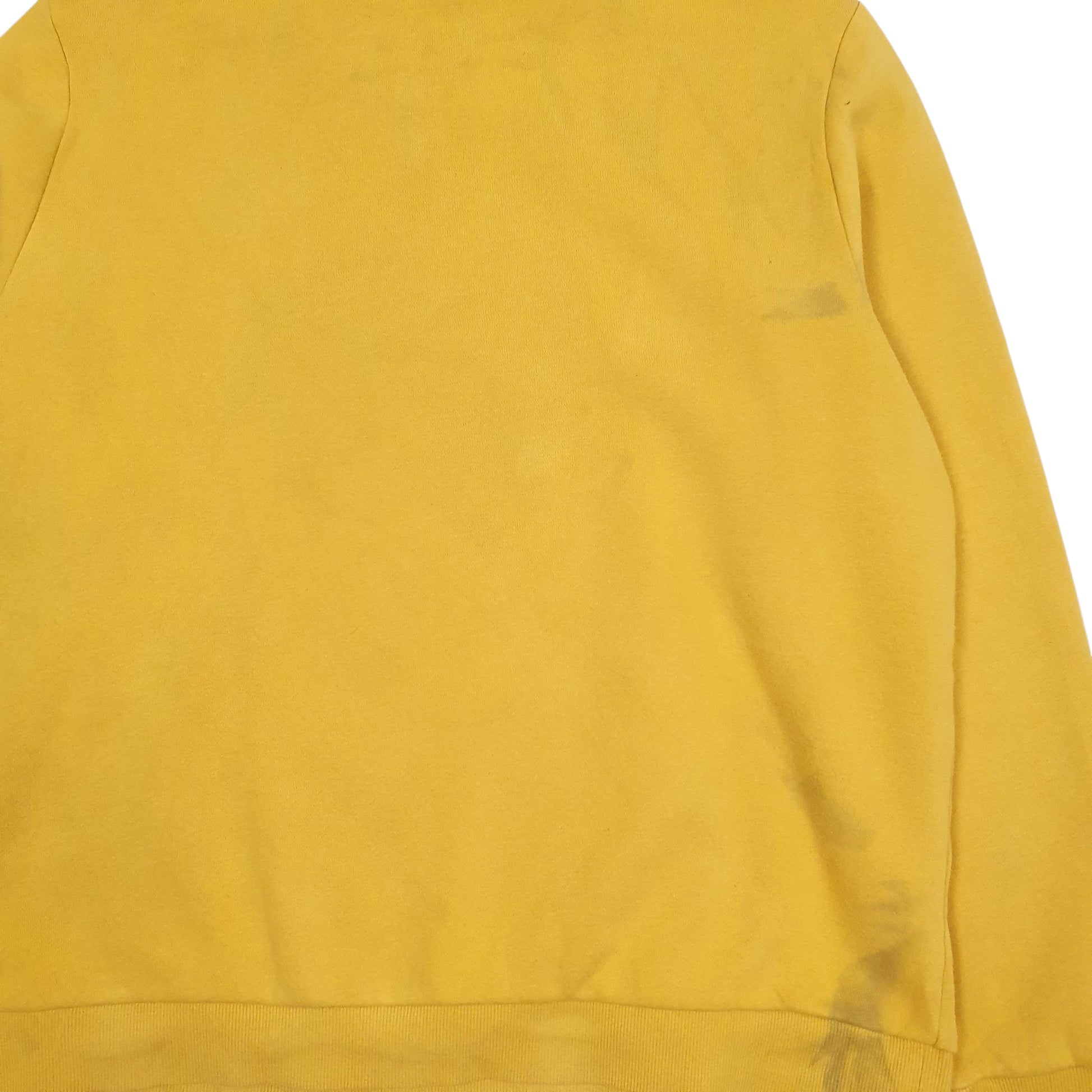 Womens Yellow Tommy Hilfiger Spellout Quarter Zip Jumper