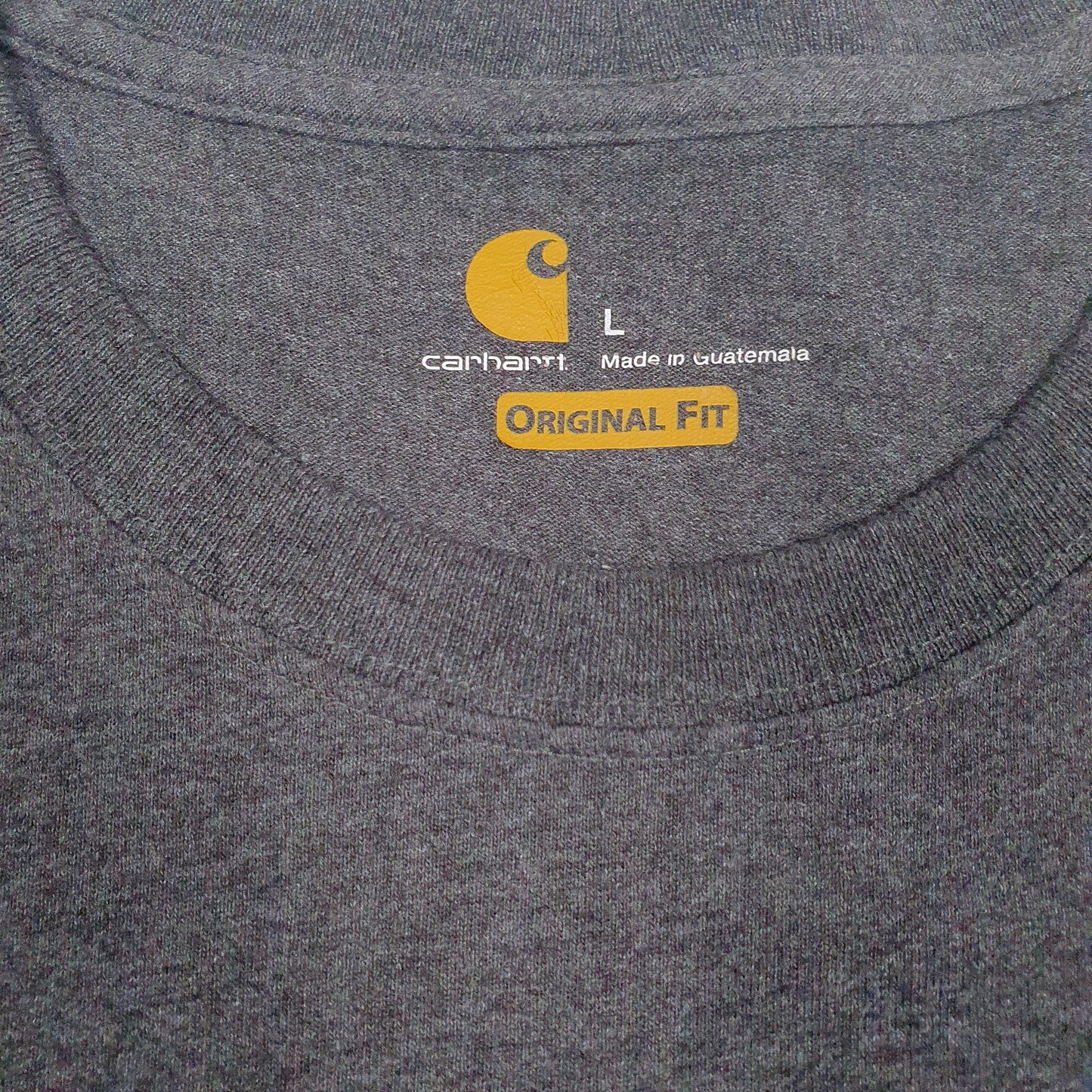 Mens Grey Carhartt   T Shirt