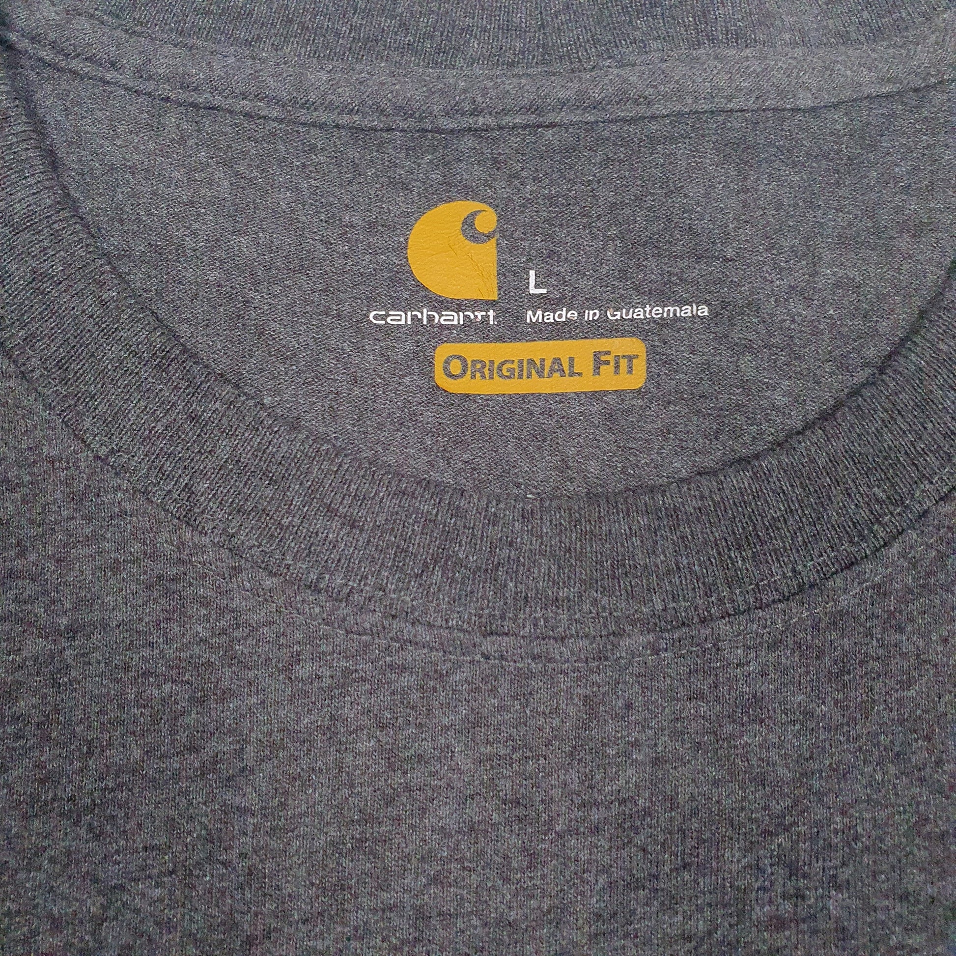 Mens Grey Carhartt   T Shirt