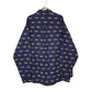 Mens Navy Woolrich Nature Fish  Shirt