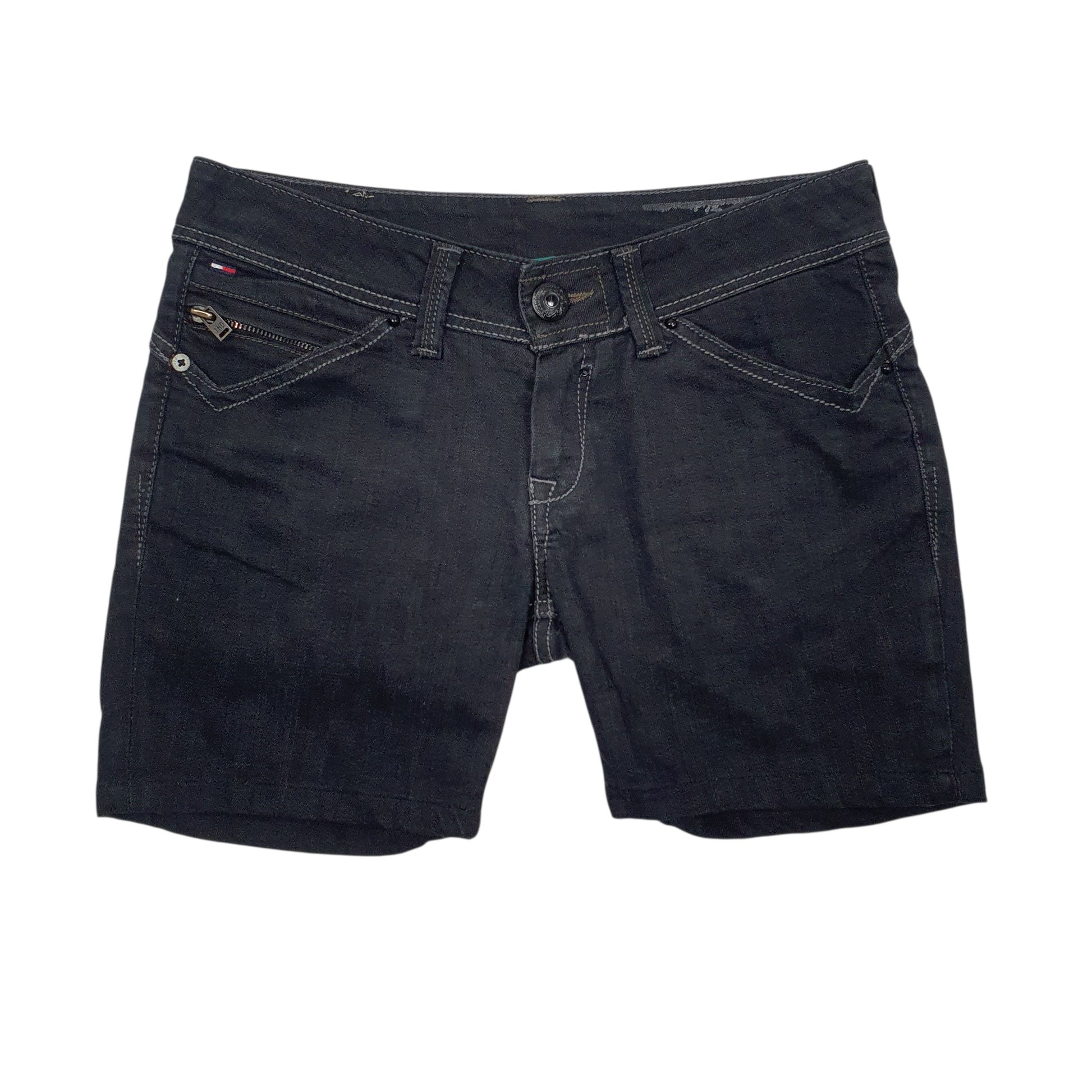 Mens Black Tommy Hilfiger  Denim Shorts