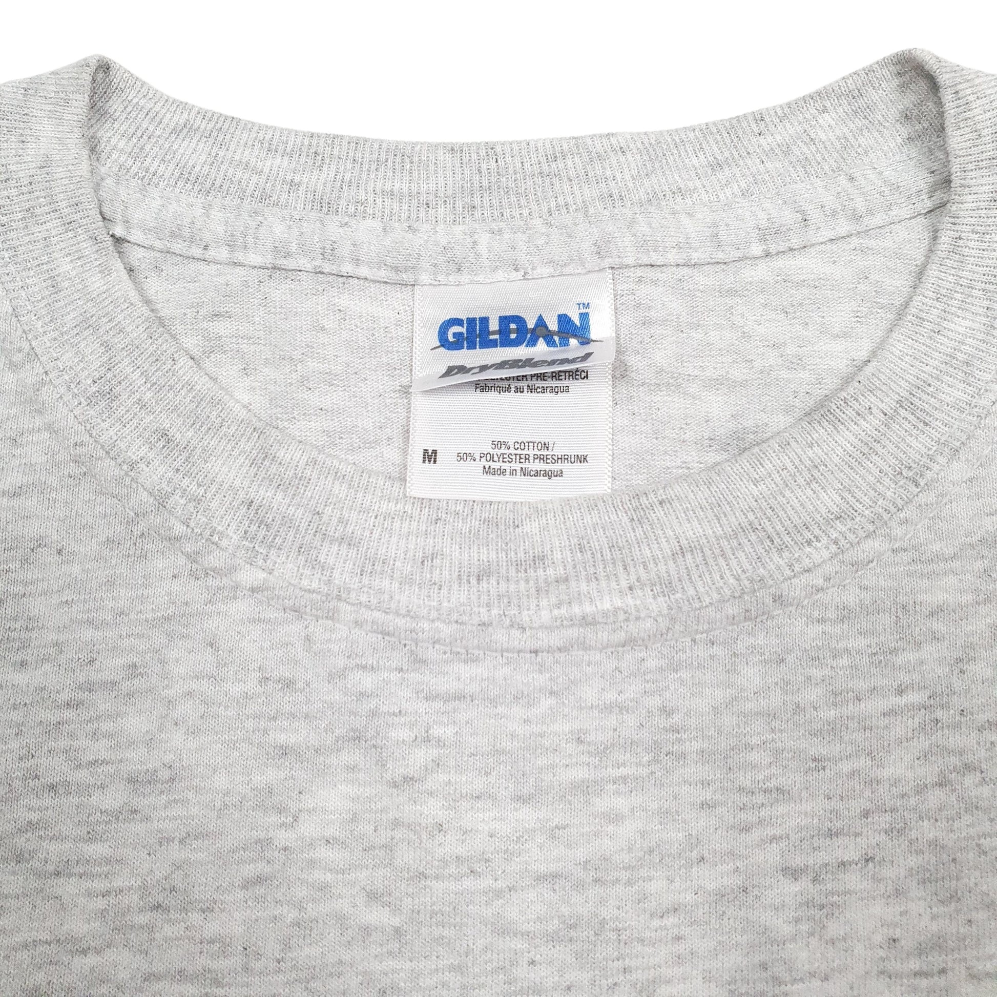 Mens Grey Gildan   T Shirt