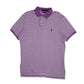 Mens Purple Polo Ralph Lauren Custom Fit Short Sleeve Polo Shirt