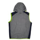 Mens Grey Under Armour Hoodie Boxing Workout Gilet Jumper