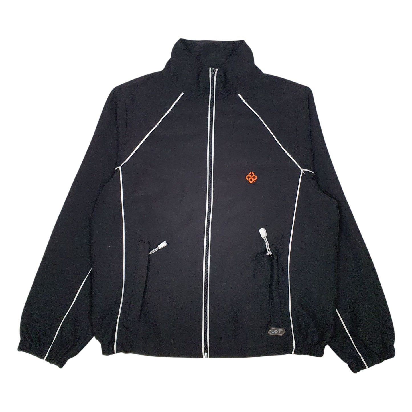 Mens Black Reebok Vintage Full Zip Coat