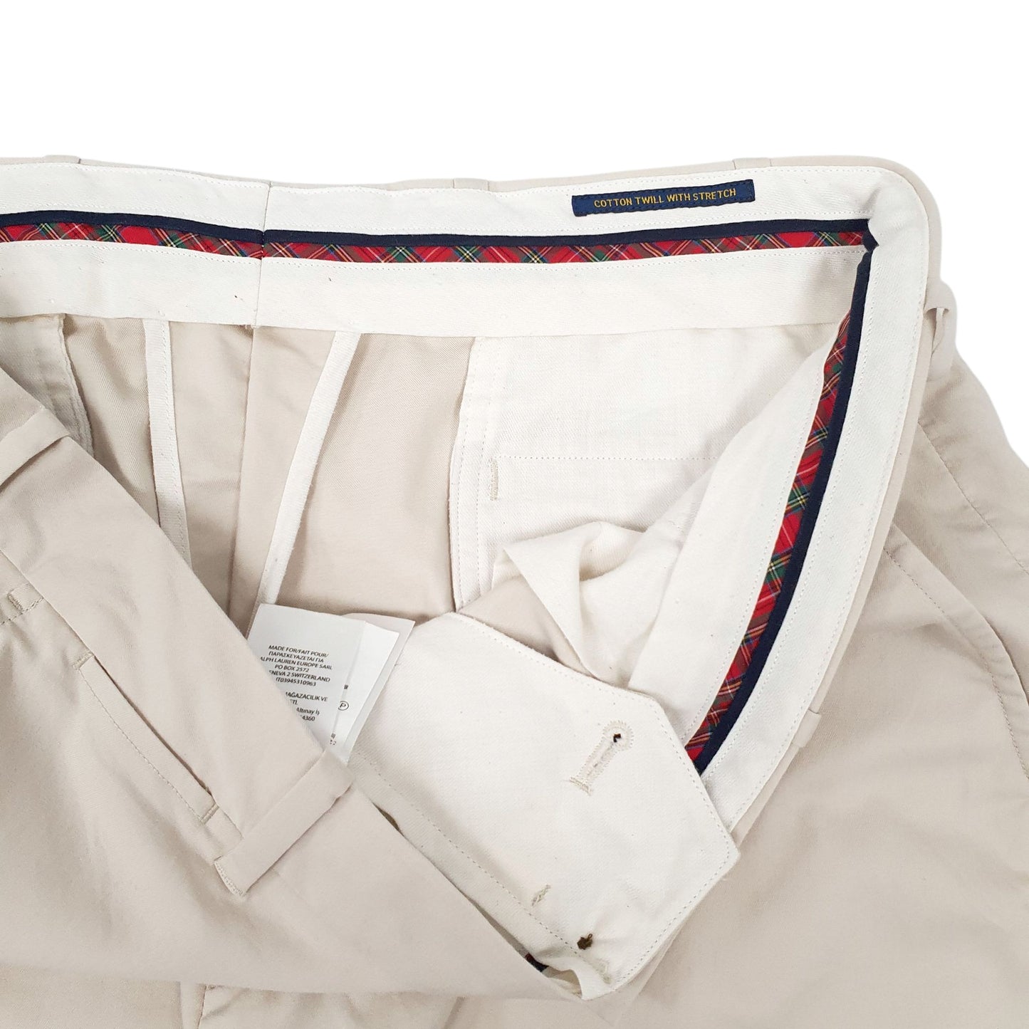 Mens Cream Polo Ralph Lauren Golf  Trousers