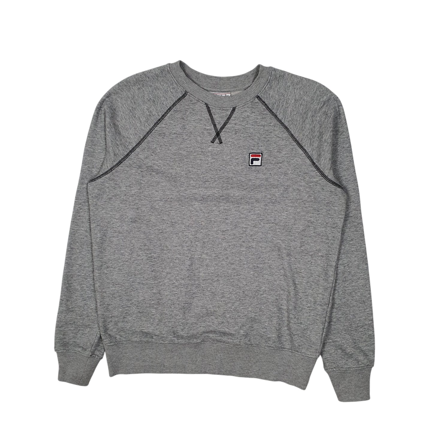 Womens Grey Fila  Crewneck Jumper