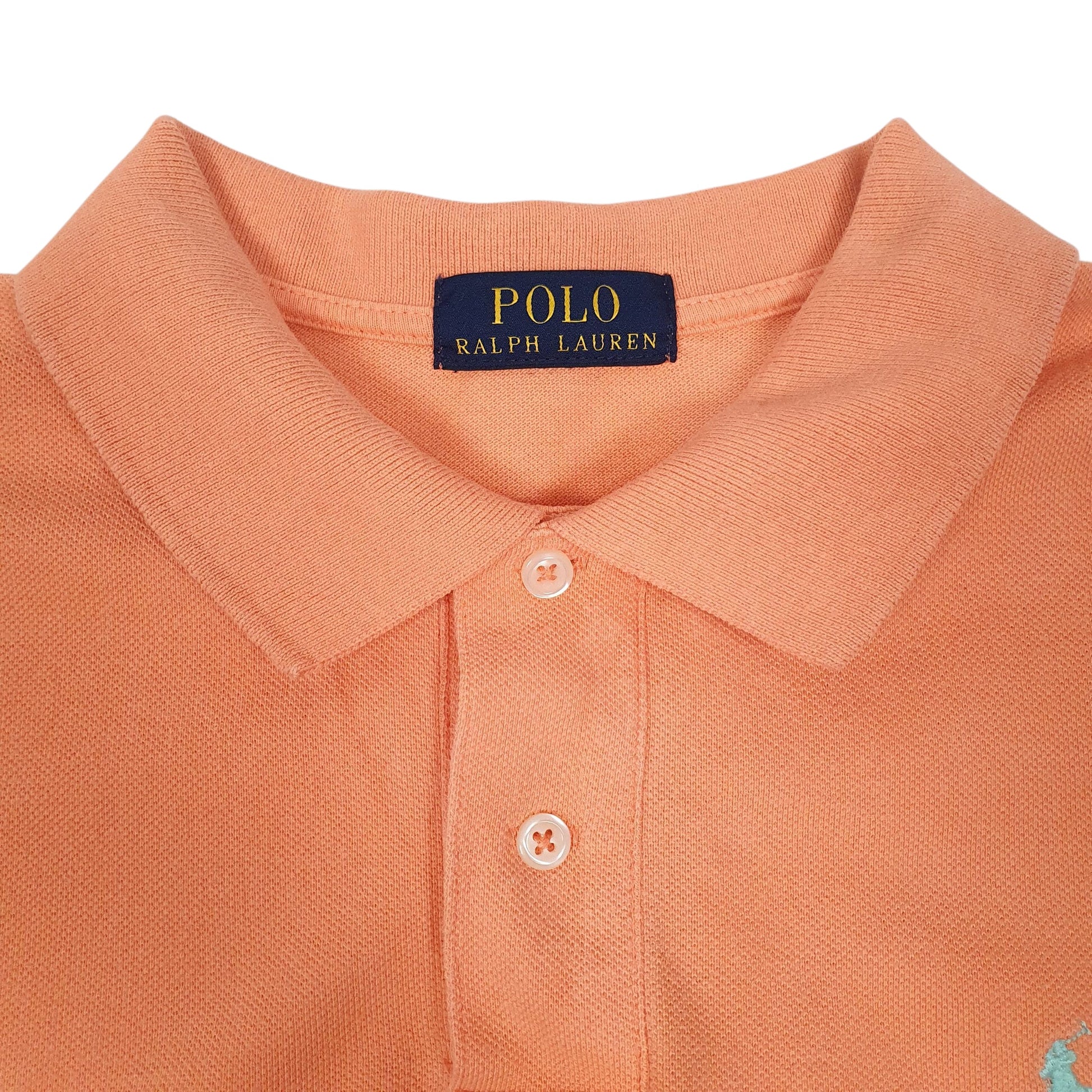 Mens Orange Polo Ralph Lauren   Polo Shirt