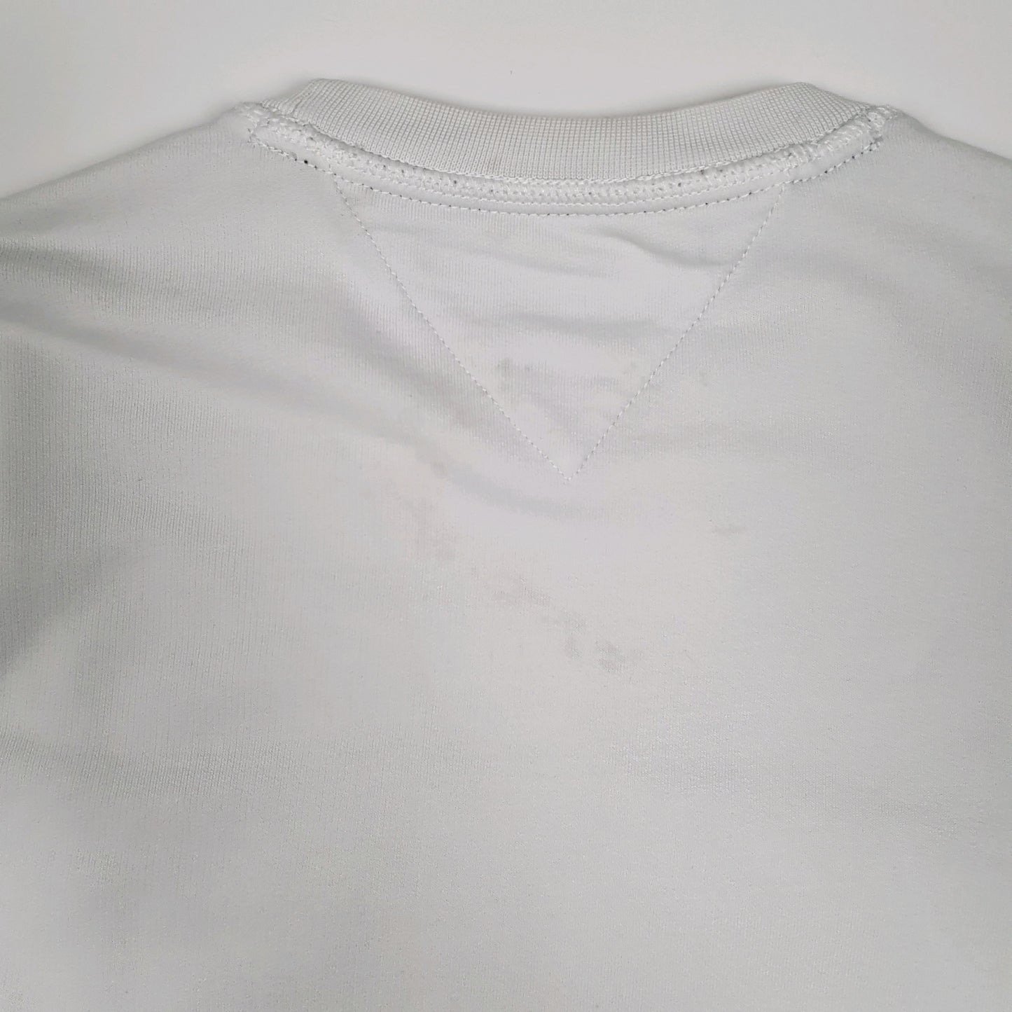 Mens White Tommy Hilfiger  Crewneck Jumper