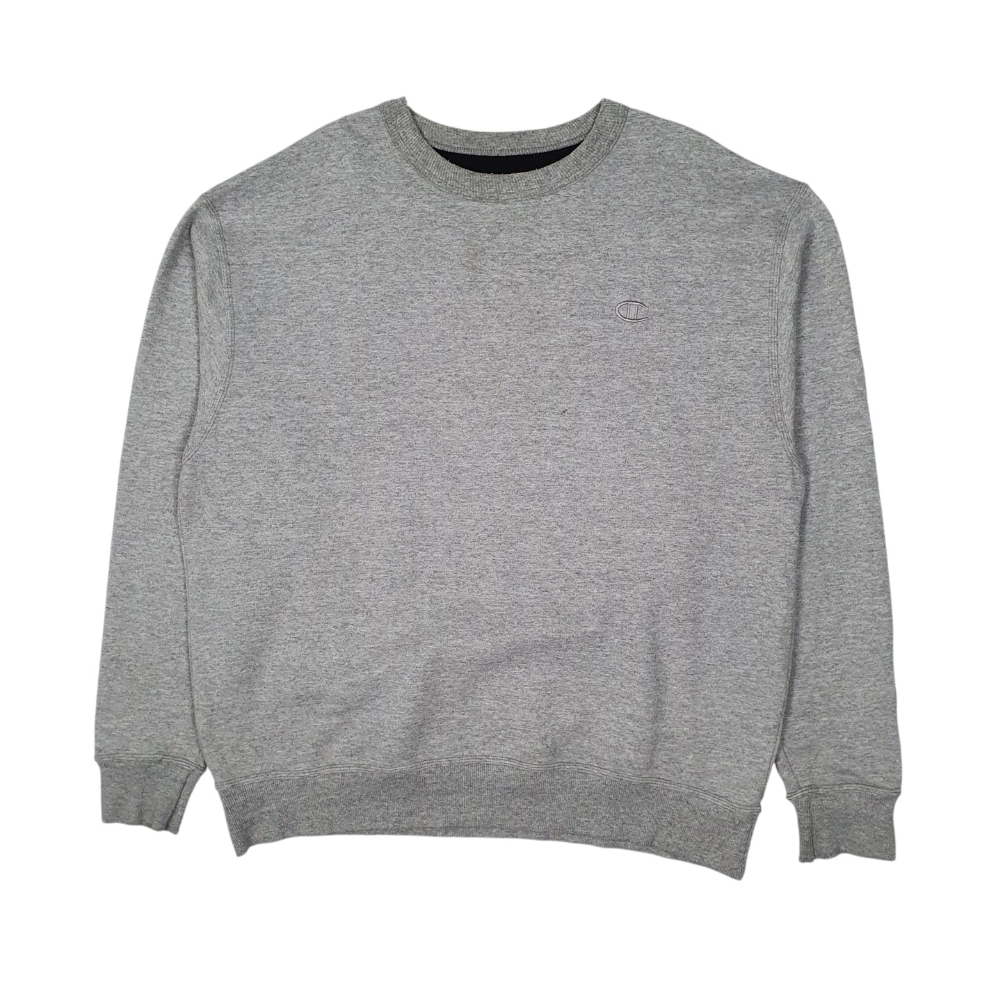 Mens Grey Champion  Crewneck Jumper