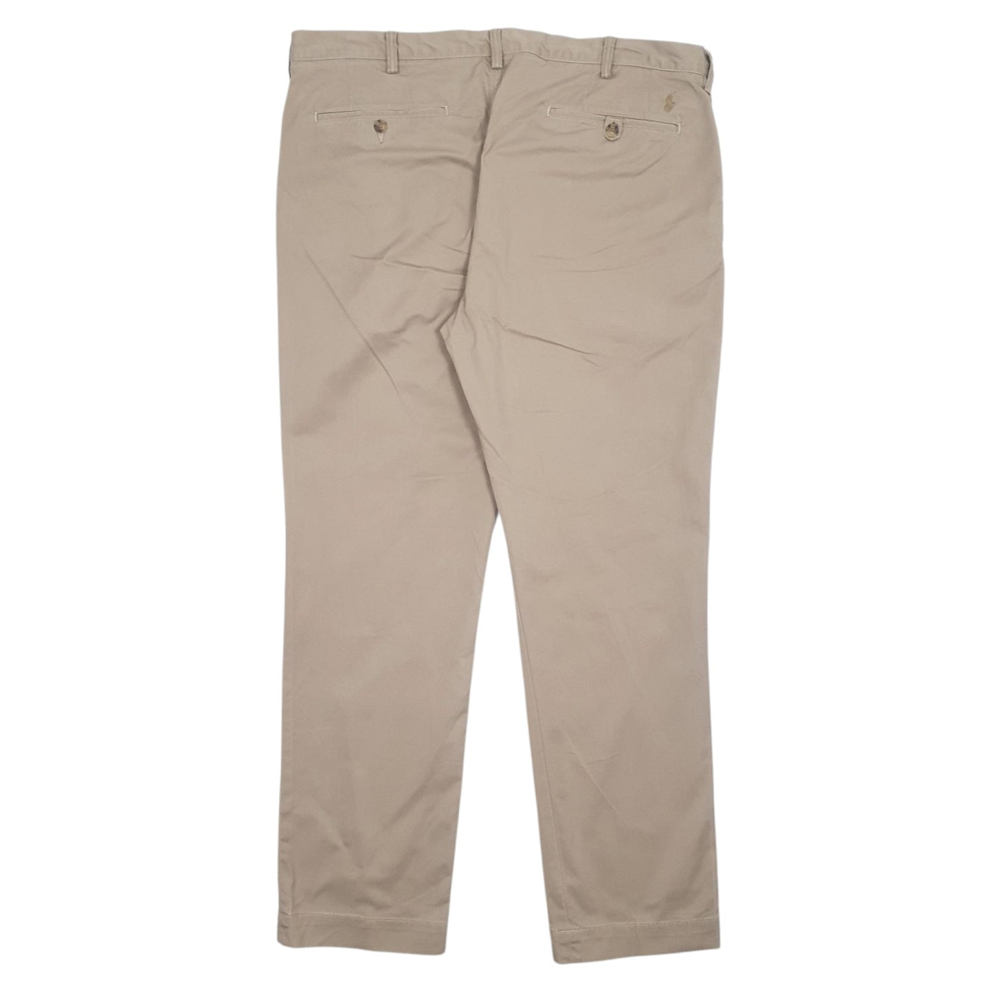 Mens Brown Polo Ralph Lauren Stretch Straight Fit  Trousers