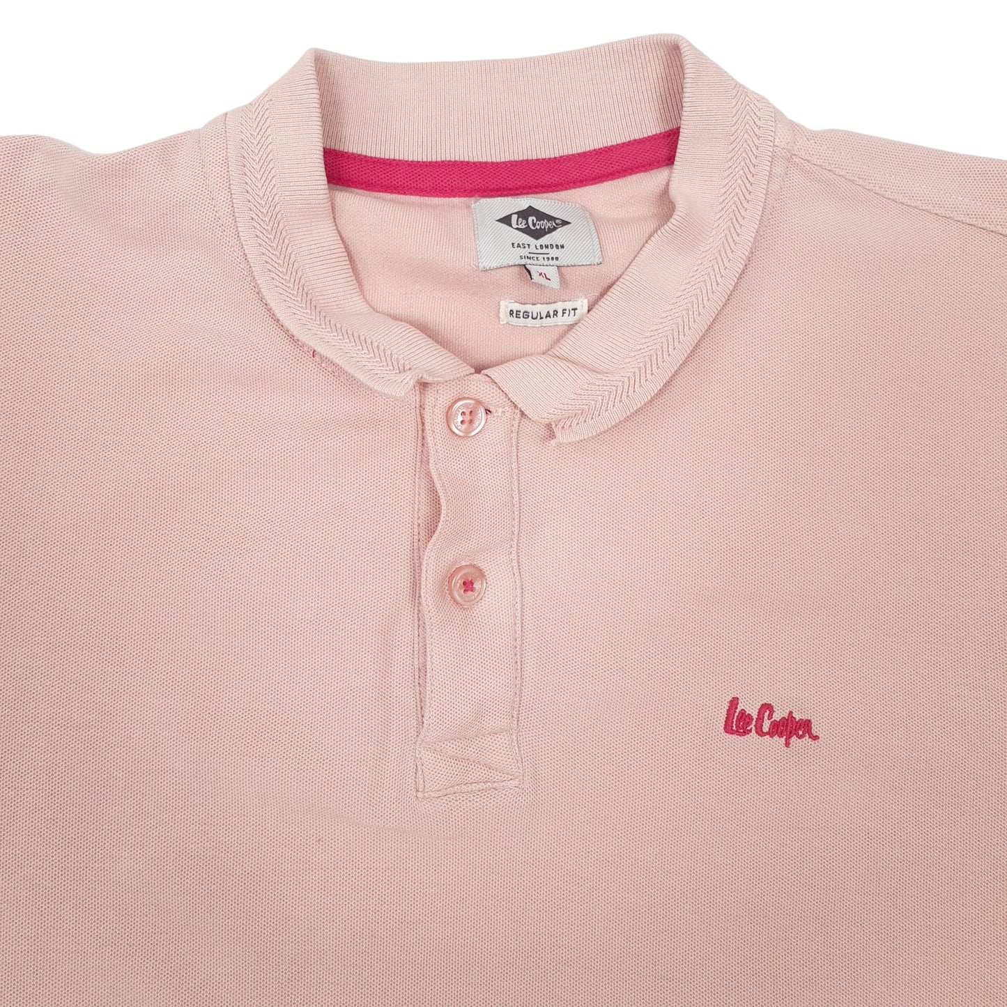 Womens Pink Lee Cooper   Polo Shirt
