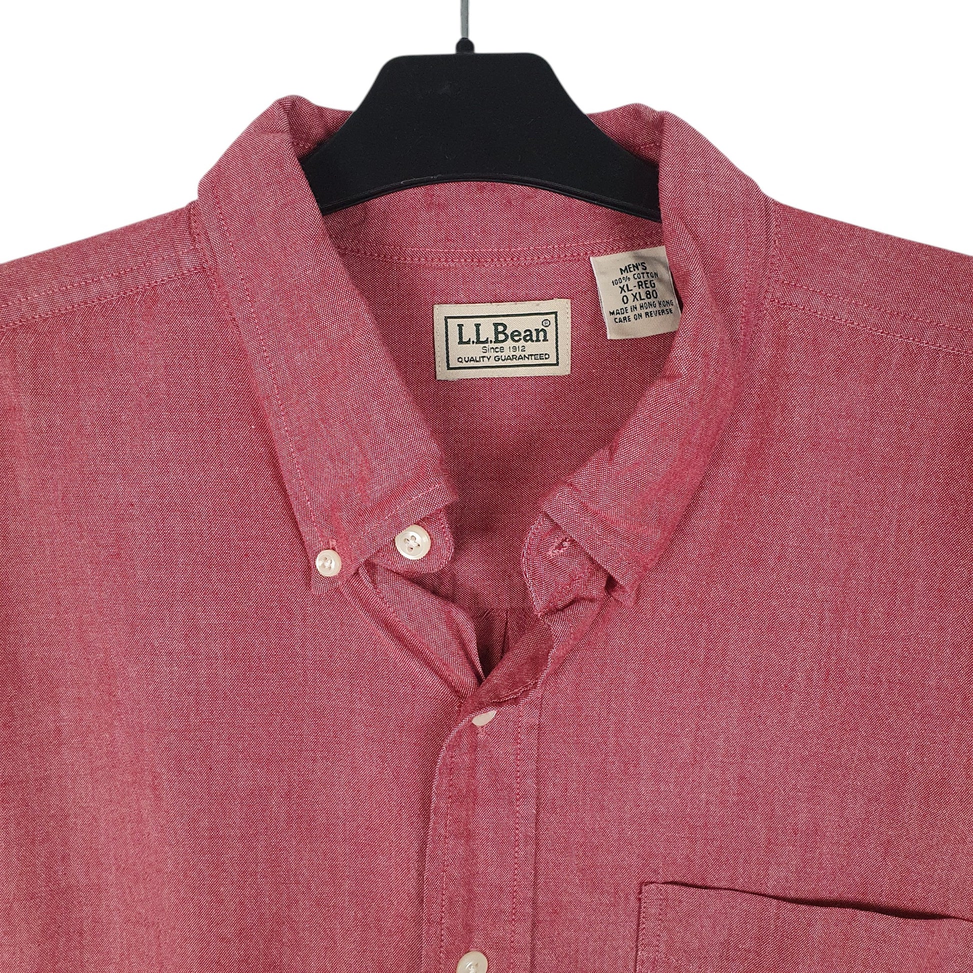 Mens Pink L.L.Bean   Shirt