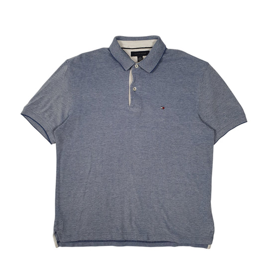 Mens Blue Tommy Hilfiger  Short Sleeve Polo Shirt