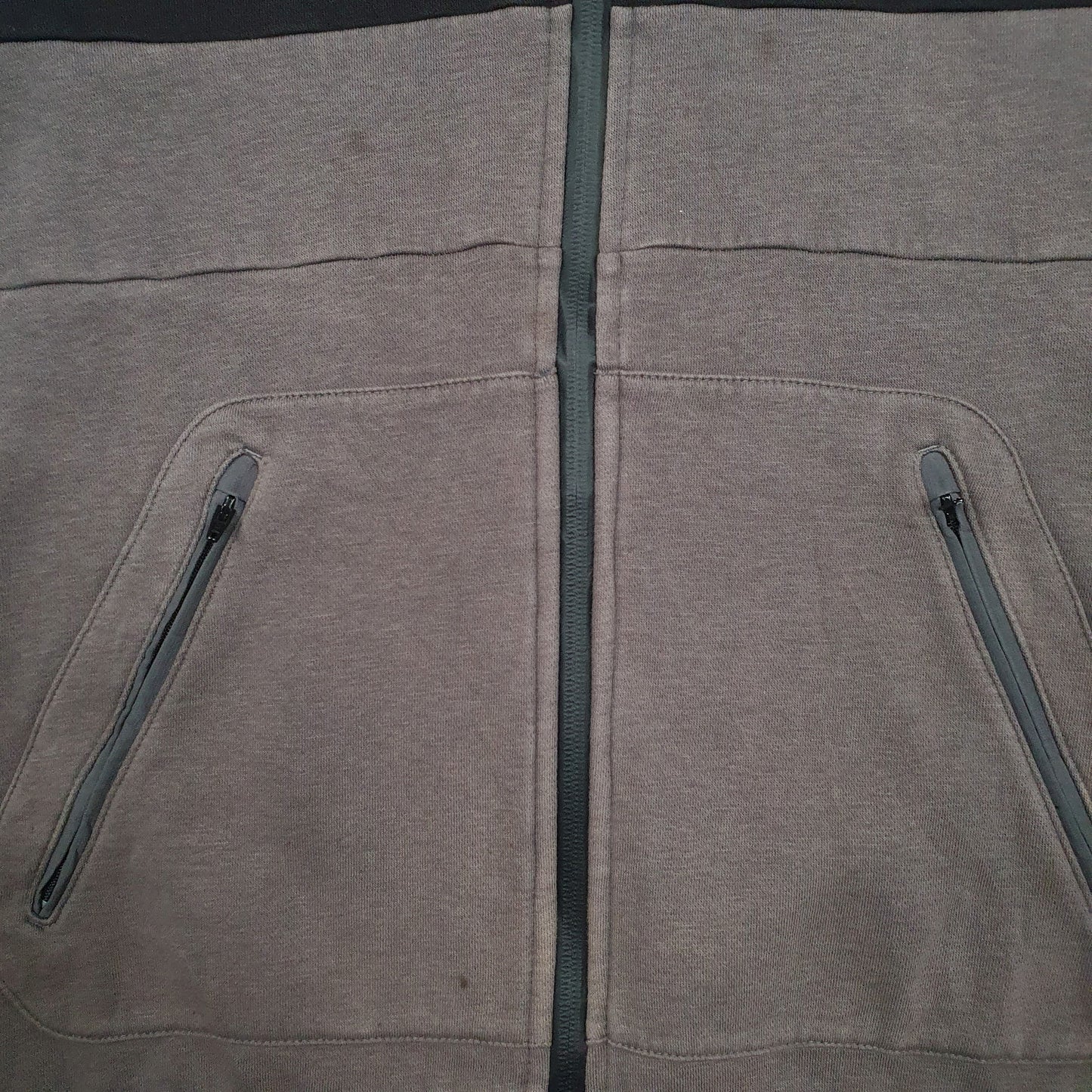 Mens Grey Adidas Hoodie Full Zip Jumper