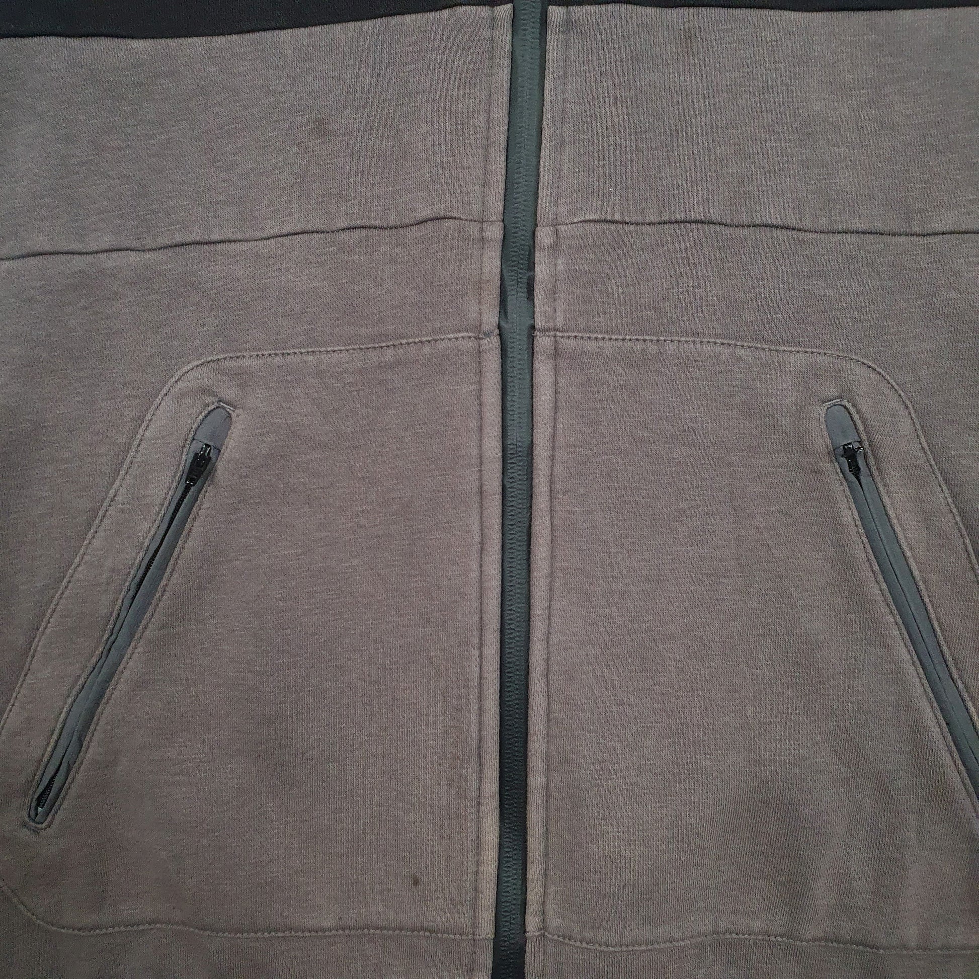 Mens Grey Adidas Hoodie Full Zip Jumper