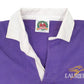 Mens Purple Barbarian Rugby Preshrunk Quarter Zip Polo Shirt