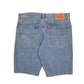 Mens Blue Levis 505  Shorts