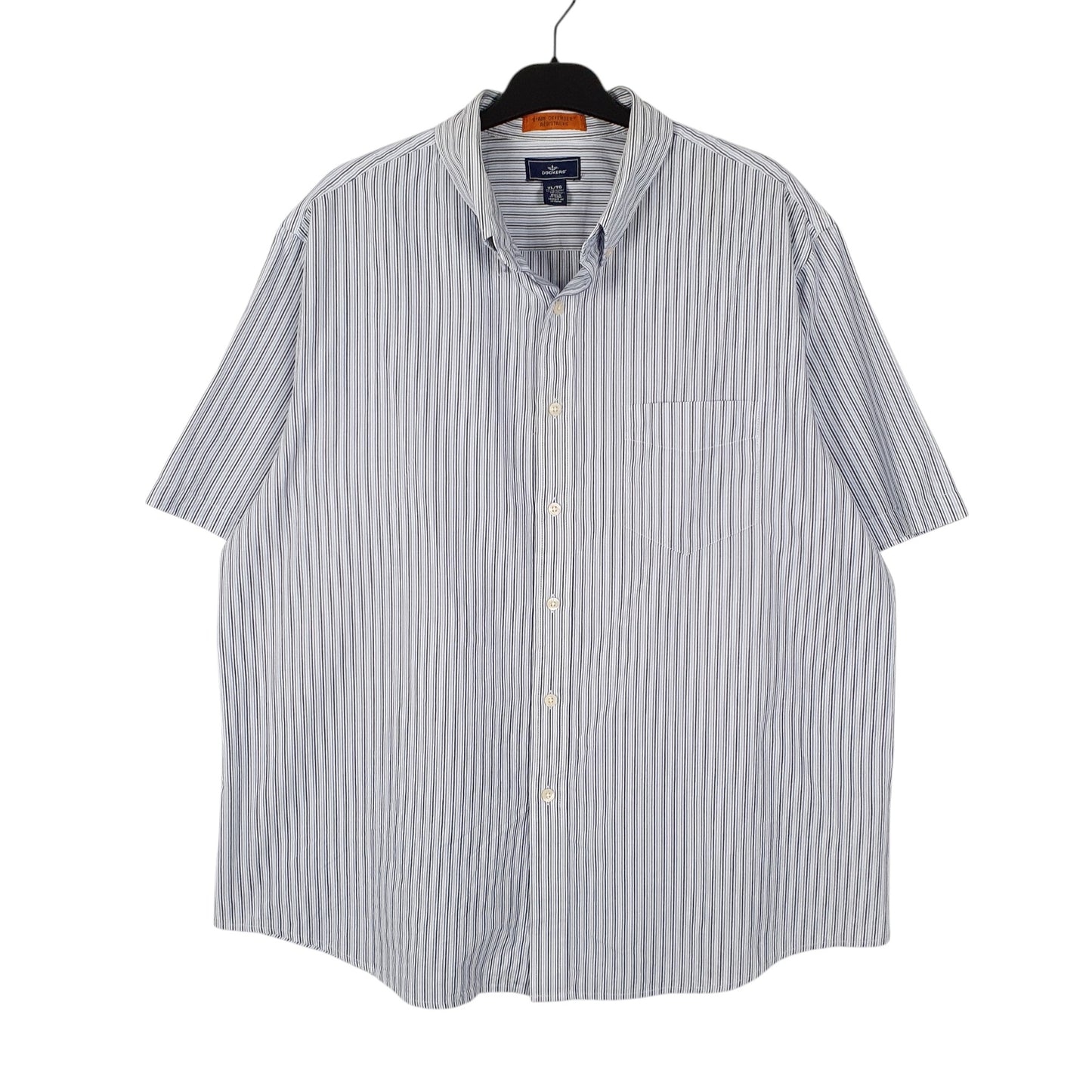 Mens Blue Dockers  Short Sleeve Shirt