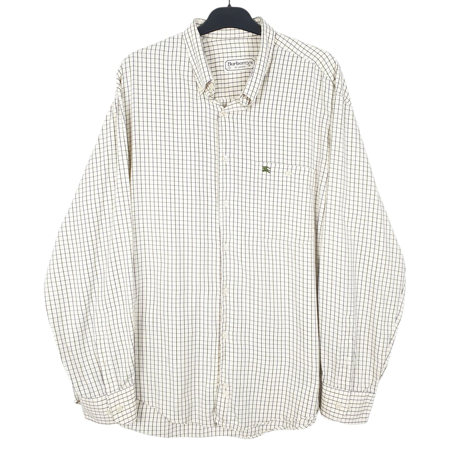 Mens Yellow Burberry  Long Sleeve Shirt