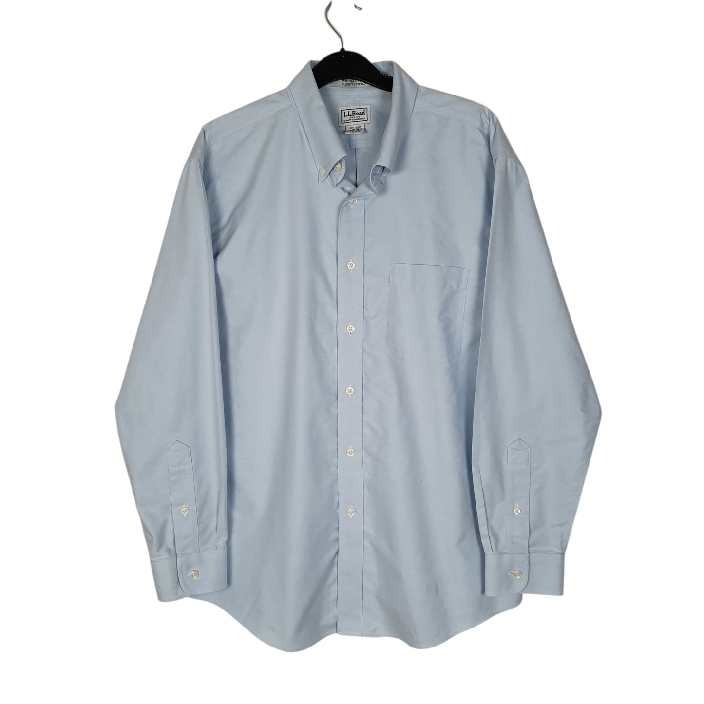 Mens Blue L.L.Bean  Long Sleeve Shirt