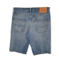 Mens Blue Levis Stretch  Shorts