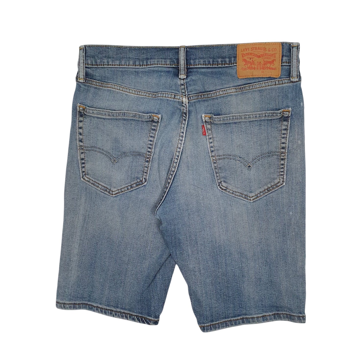 Mens Blue Levis Stretch  Shorts