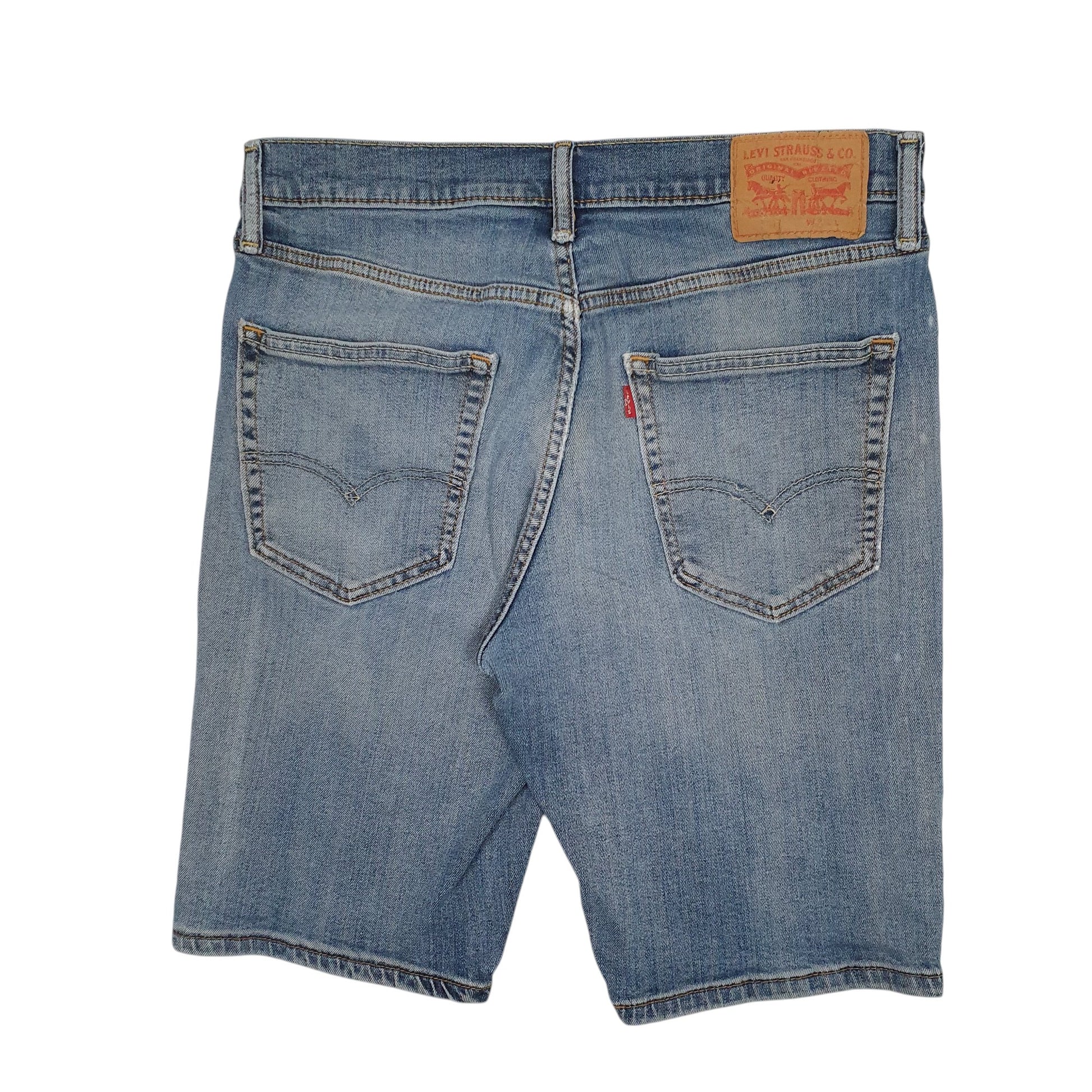Mens Blue Levis Stretch  Shorts