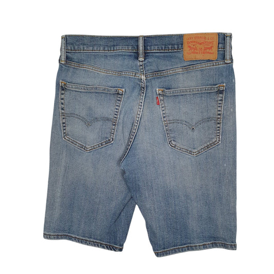 Mens Blue Levis Stretch  Shorts