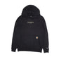Mens Black Carhartt Lightweight Hoodie Jumper