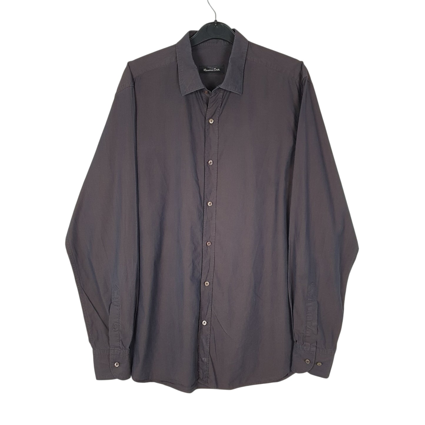 Mens Black Massimo Dutti  Long Sleeve Shirt