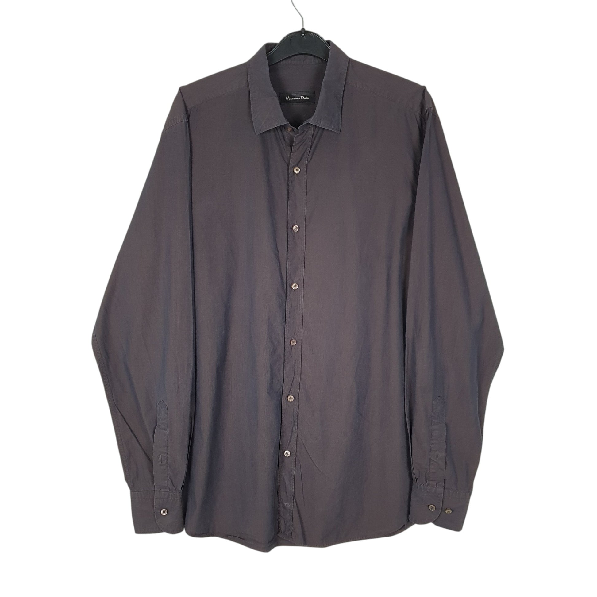 Mens Black Massimo Dutti  Long Sleeve Shirt