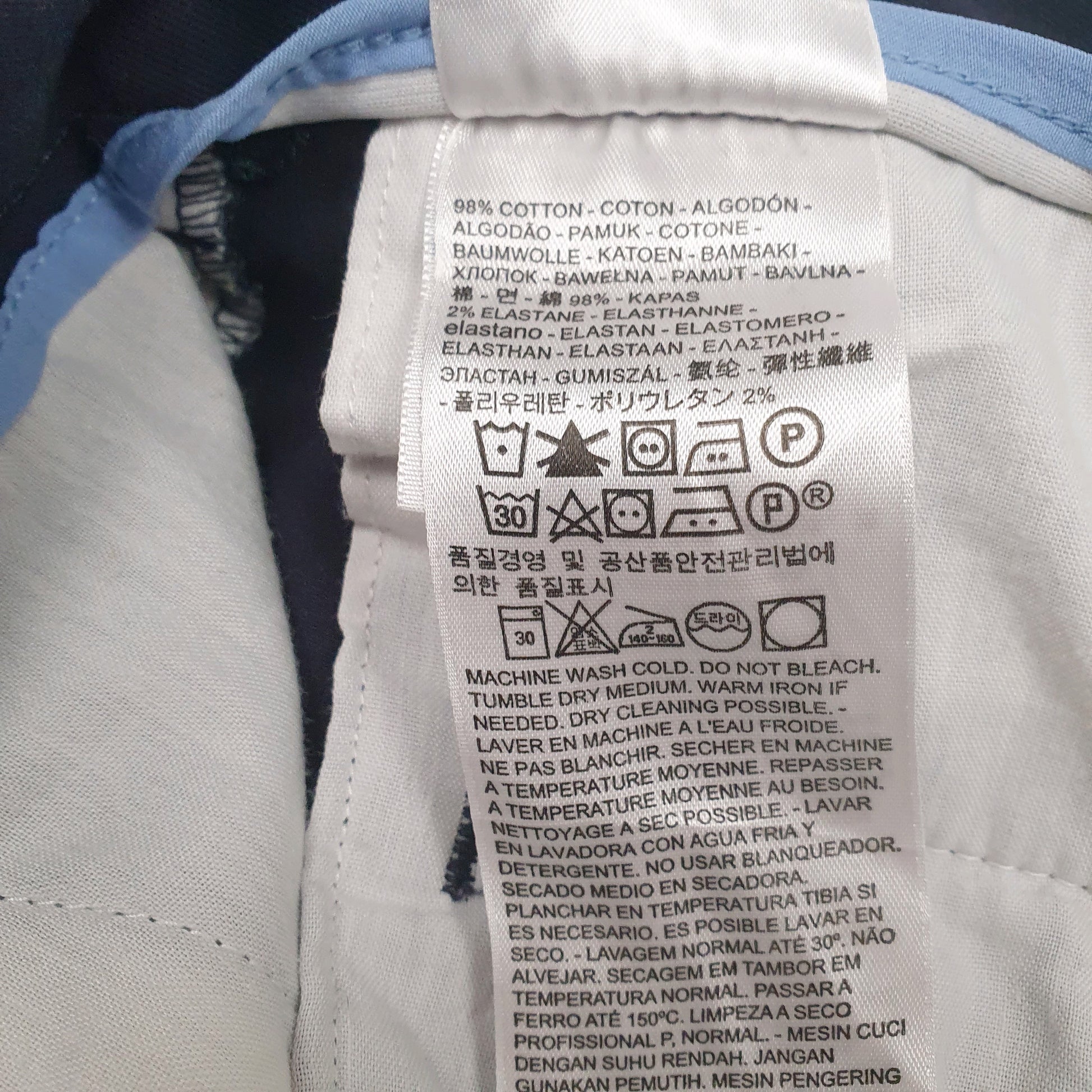 Mens Navy Dockers   Trousers