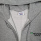 Mens Grey Champion Hoodie Full Zip Jumper