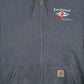 Mens Blue Carhartt  Full Zip Jumper