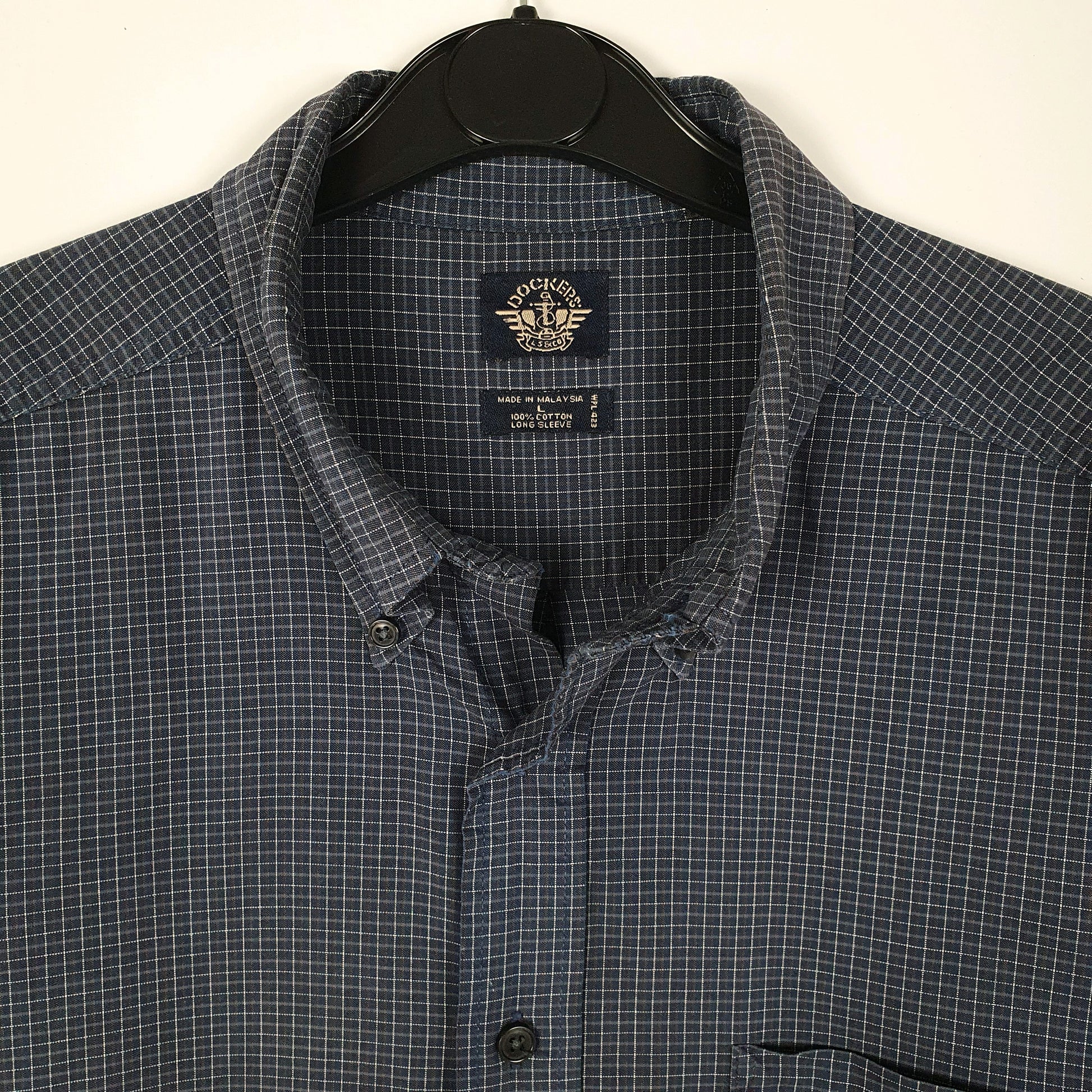 Mens Navy Dockers   Shirt