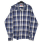 Mens Blue Wrangler  Long Sleeve Shirt